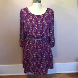LAST CHANCE!  Print Dress by Pink Owl